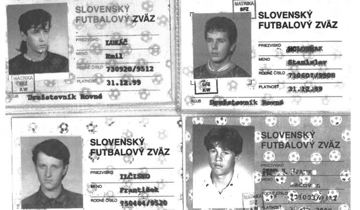 Reprezentanti TJ Družstevník Rovné