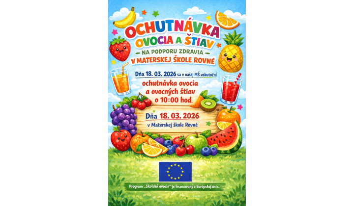 Ochutnávka ovocia a štiav