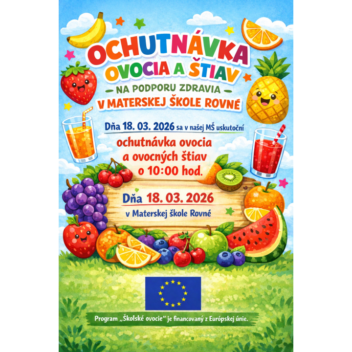 Ochutnávka ovocia a štiav